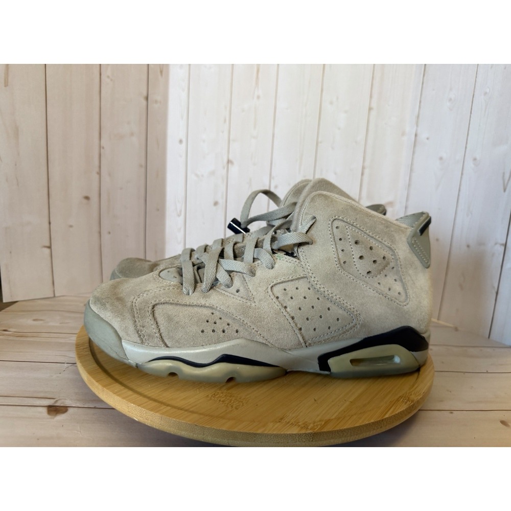 Air Jordan 6 Retro Mid Georgetown Grey (GS) 384665-012 Size 6.5Y Boys